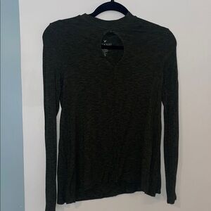 American Eagle Dark Green Long Sleeve Top